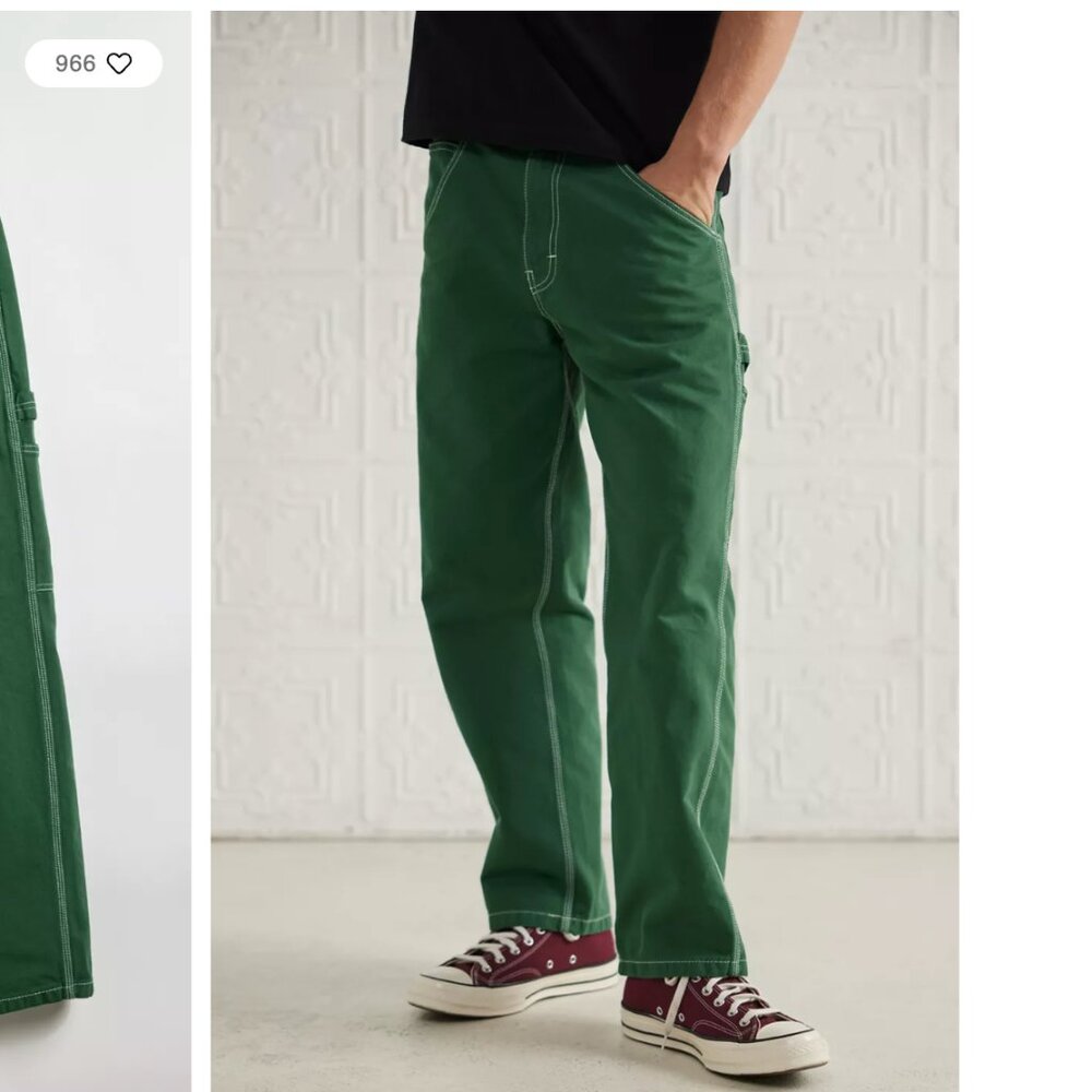 STAN RAY NWT 26/32 GREEN Big Job Painter pants | cargo | UNISEX